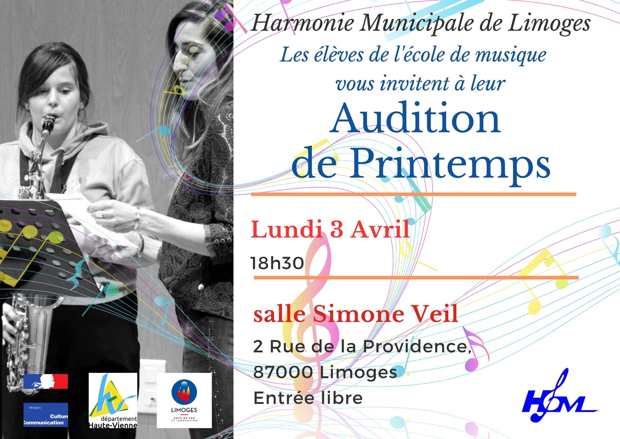 Audition 03 avril 2023 salle Simone Veil